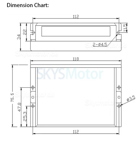 0,2KW 36V DC Servomotoren & Servoantrieb Kit 60ASM200+MCAC706 7,6A 0,63N.m 3000 U/min 60 x 60mm mit 2500 Zeilen Encoder